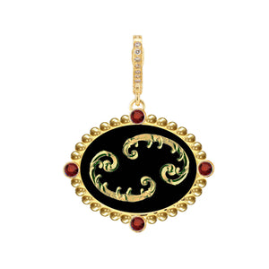 Cancer with Ruby (July) Celestial Stories Pendant