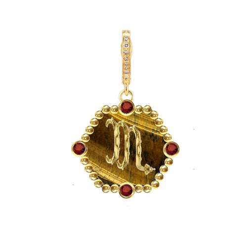 Scorpio with Madeira Citrine (November) Celestial Stories Pendant