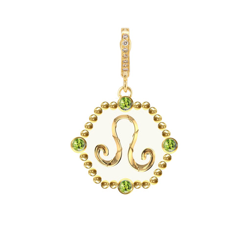 Leo with Peridot (August) Celestial Stories Pendant
