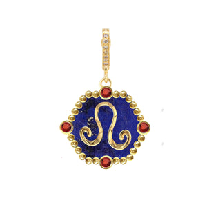 Leo with Rubies (July) Celestial Stories Pendant