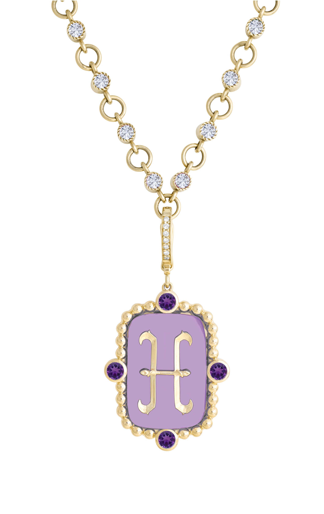 Pisces with Amethyst (February) Celestial Stories Pendant