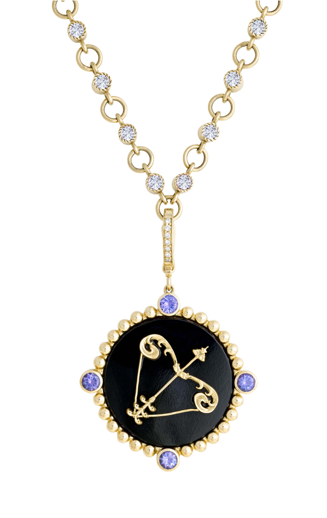 Sagittarius with Tanzanite (December) Celestial Stories Pendant