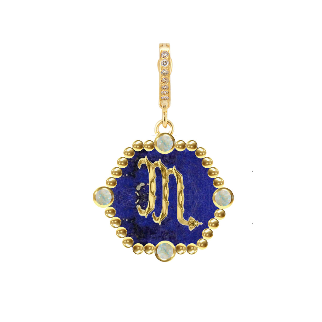 Scorpio with Opal (October) Celestial Stories Pendant