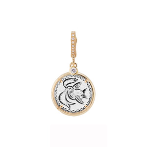 Swallow Carrying Banner Love Token
