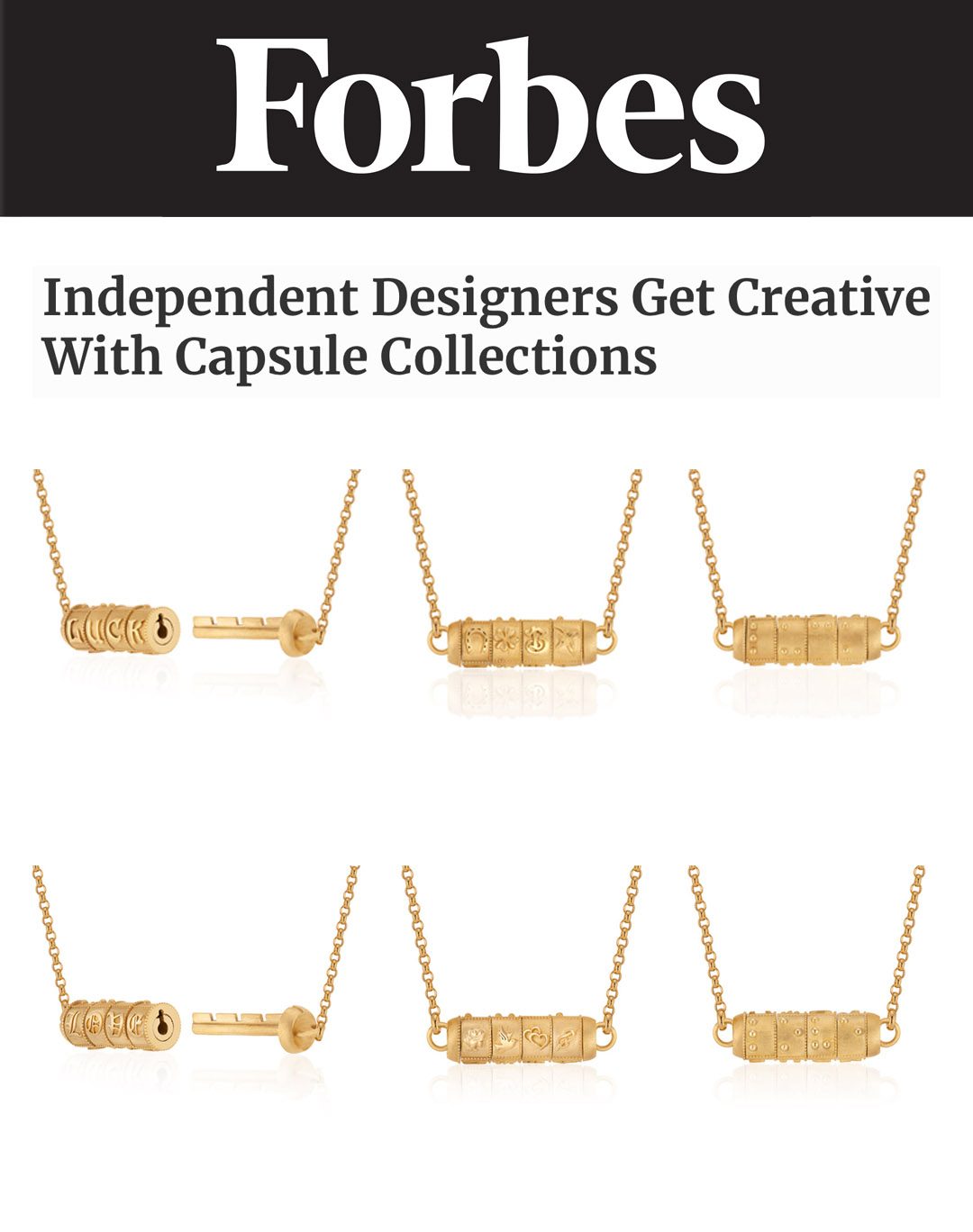 Forbes: Independent Designers Get Creative With Capsule Collections