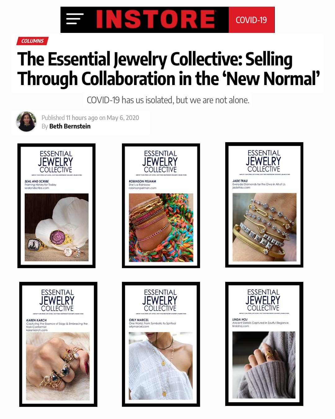 InStore Magazine: The Essential Jewelry Collective: Selling Through Collaboration in the ‘New Normal